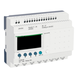 Relé Zelio Logic II SR2A201BD 24VCC 12ED + 8SR C/Display Schneider Electric