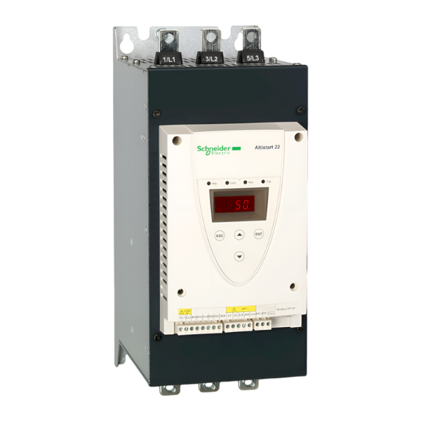 Arrancador Suave ATS22C14Q STD 220VCA 140A 75kW/100HP Schneider Electric