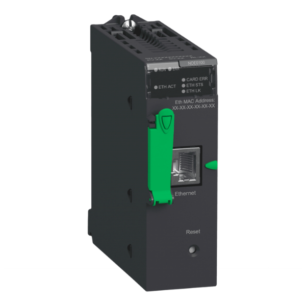 Módulo BMXNOE0100 M340 1xRJ45 P/Controlador Backplane 24VCC Schneider Electric