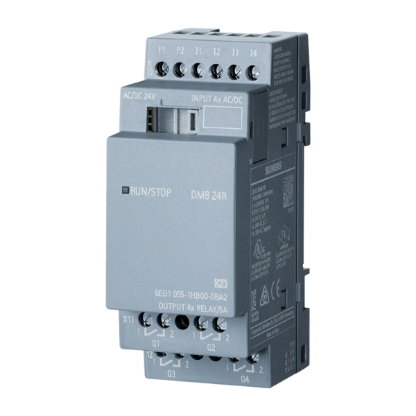 Módulo DM8 4ED + 4SR 24 VCC/CA Tornillo Siemens