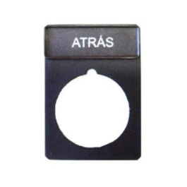 Etiqueta atras P/RM-RP D.22 AEA