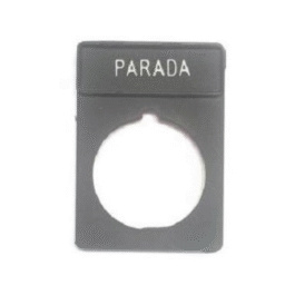 Etiqueta parada P/RM-RP D.22 AEA