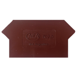 Tapa bornera de paso TC2,5 MARRÓN AEA