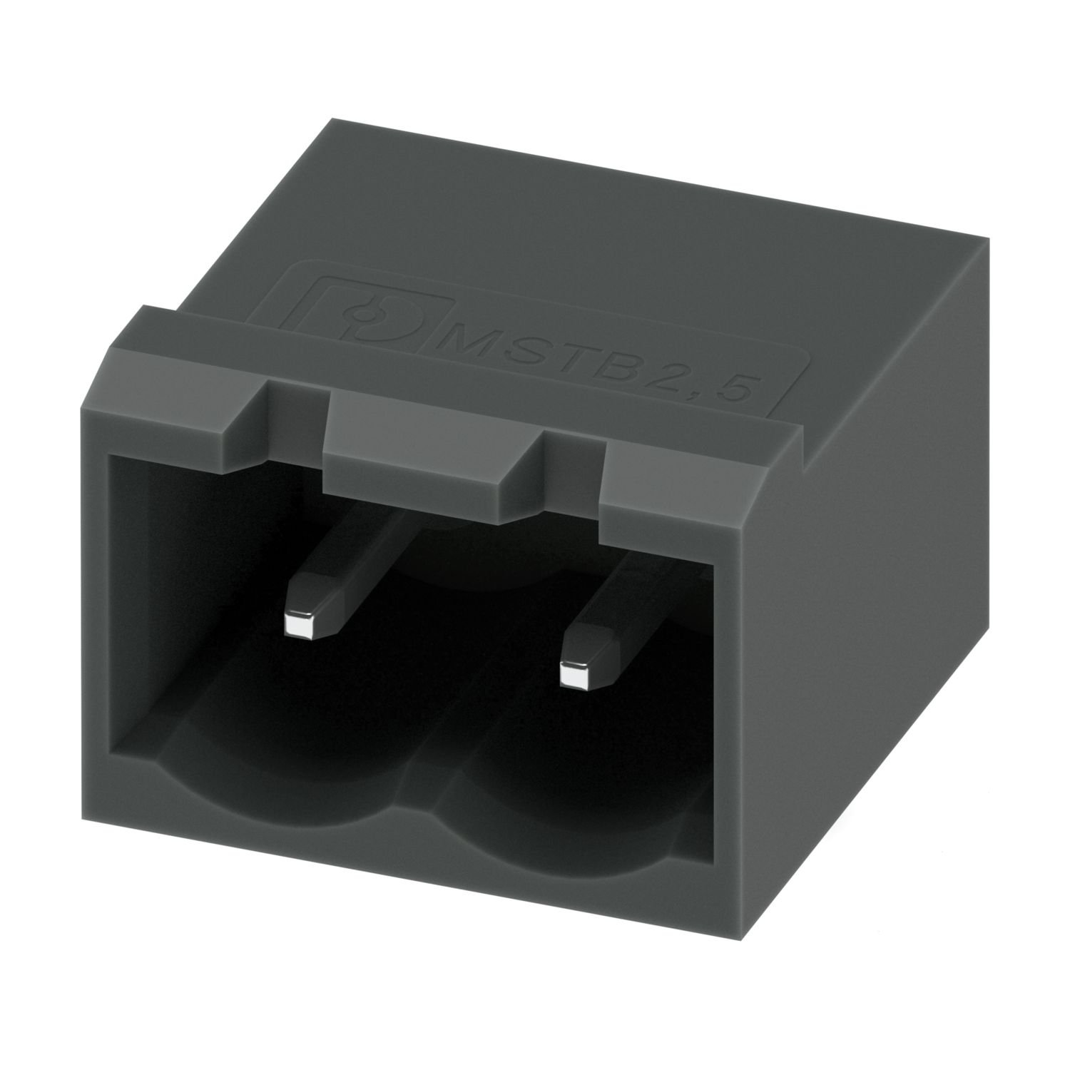 Conector MSTBA 2,5/ 2-G-5,08 BK PHOENIX CONTACT