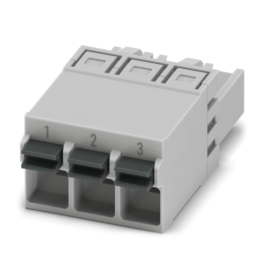 Conector FKCN 2,5/ 3-ST-5,08GYLCBKBD1-3 PHOENIX CONTACT